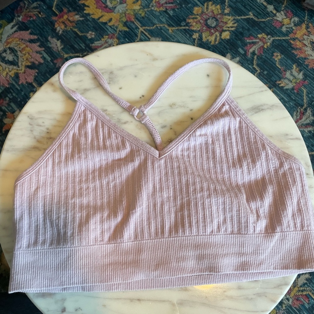 Sweaty Betty lavender yoga bra, size Medium